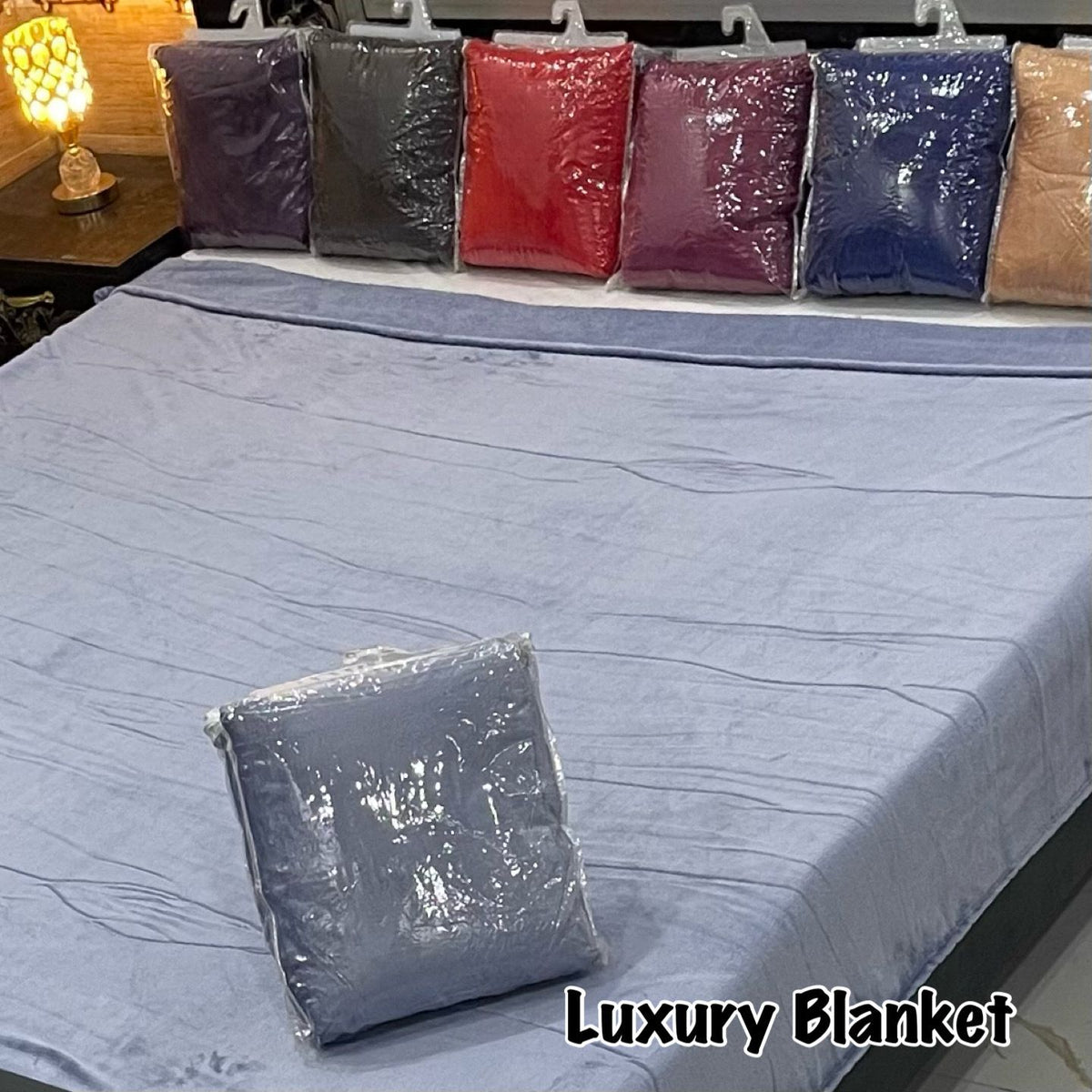 Export Quality Flees AC Blanket Moonlight Mist