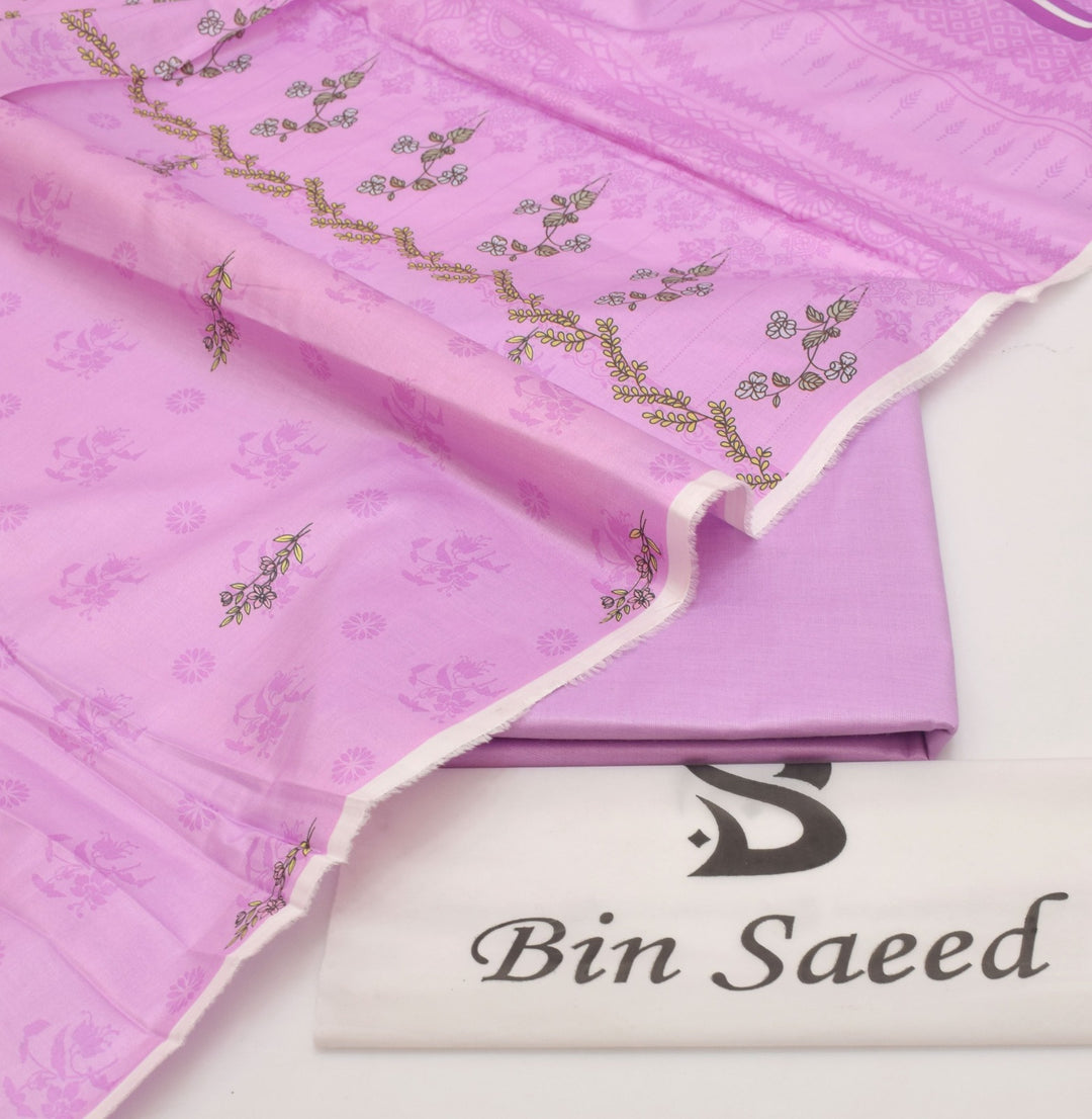 Bin Saeed 2pcs Collection Pure Lawn 2pcs Gul-e-Zumurrud