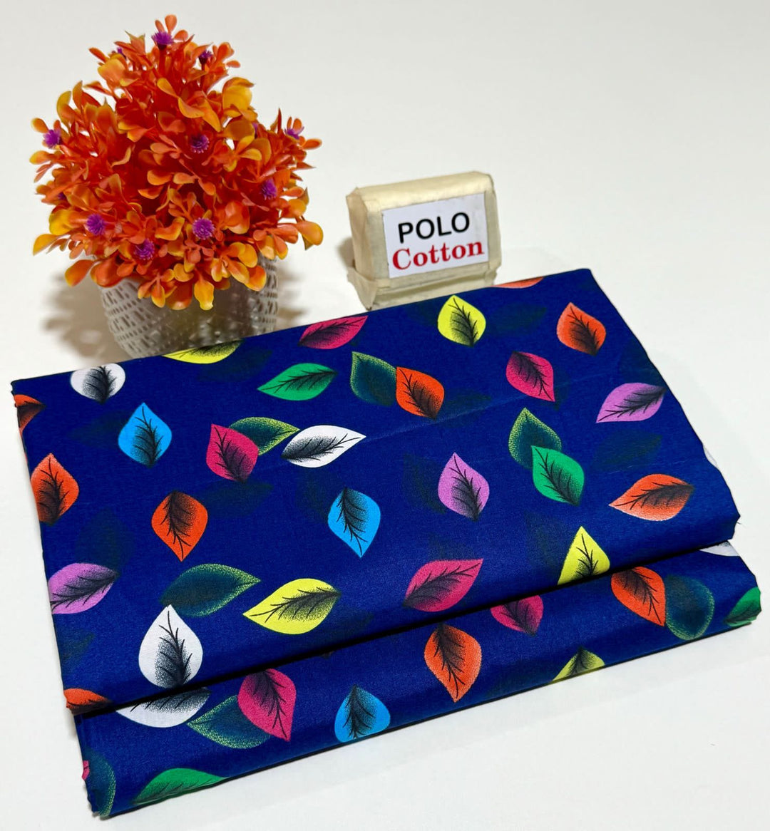 Micro Polo Cotton 2pcs Suit Ocean Mosaic