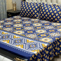 Luxury Cotton Salonica Double Bed Frill Bedsheet Oceanic Opulence Frill