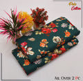 Summer Cotton All over 2pcs Premium Suit Forest Bloom Polo