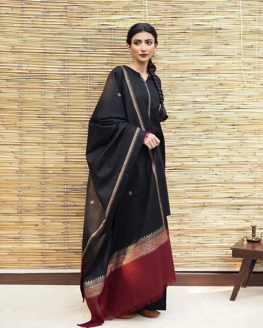 DYOT Embroidered Dhanak Fency 3pcs Vol 0110