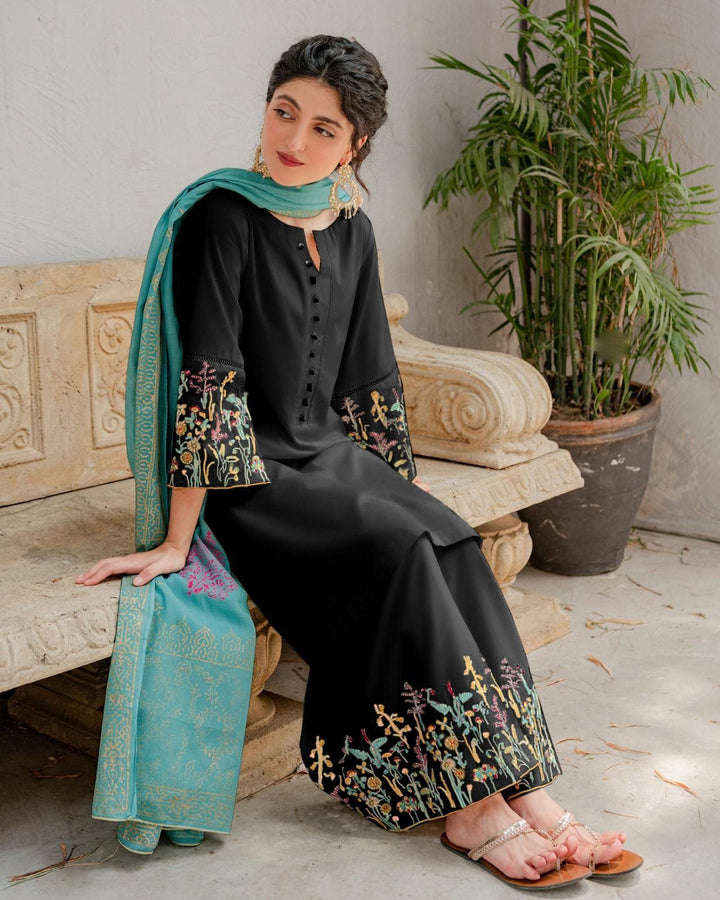 AISLING Embroidered Dhanak Fency 3pcs Vol 0121