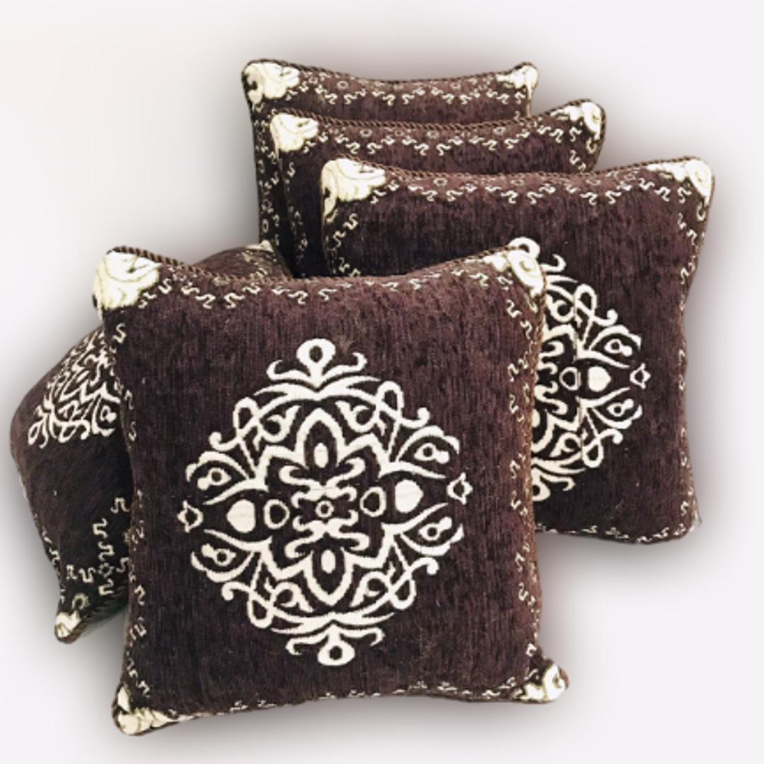 Luxury Velvet Jacquard Cushion Covers Pack of 5 AYCSH-00920