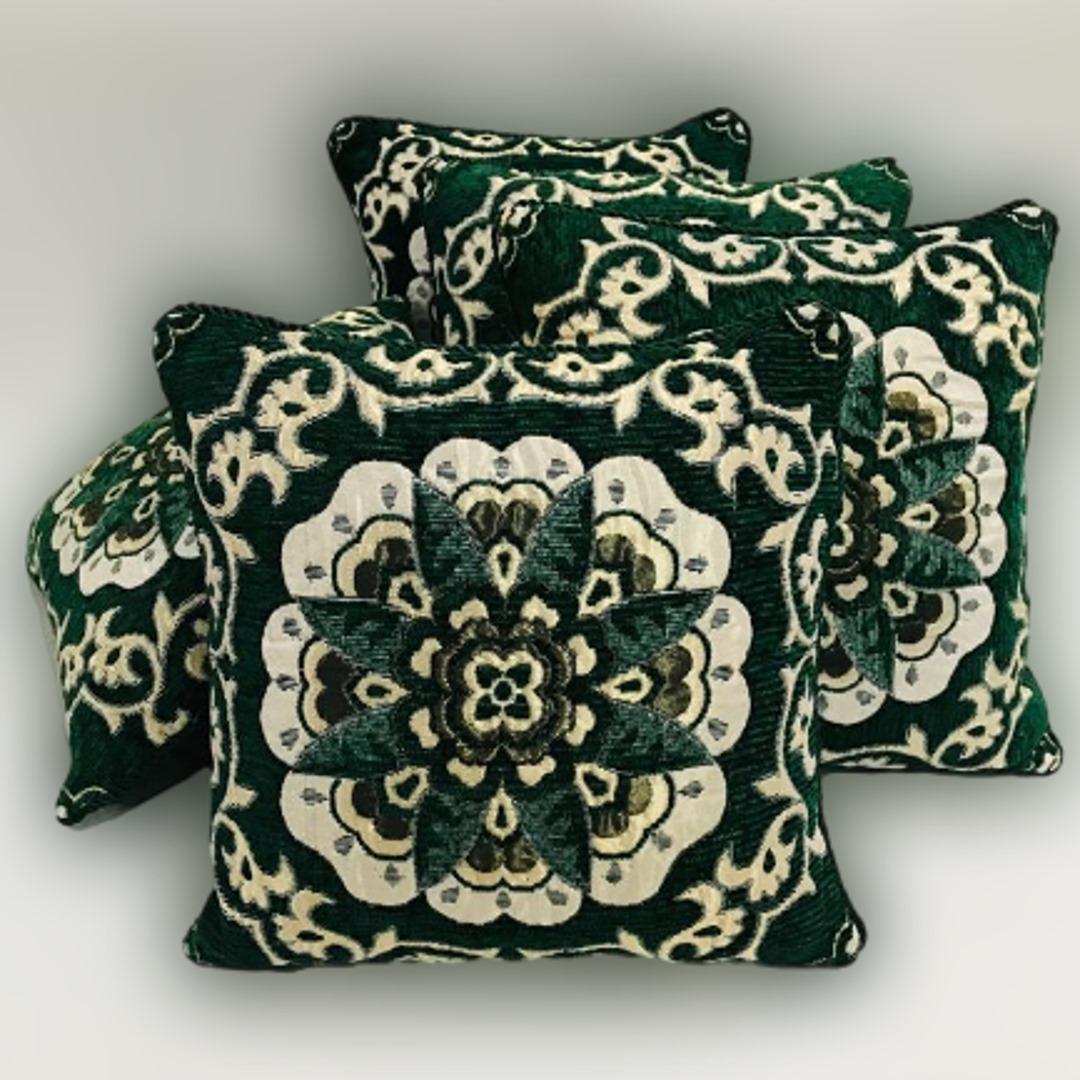 Luxury Velvet Jacquard Cushion Covers Pack of 5 AYCSH-00922