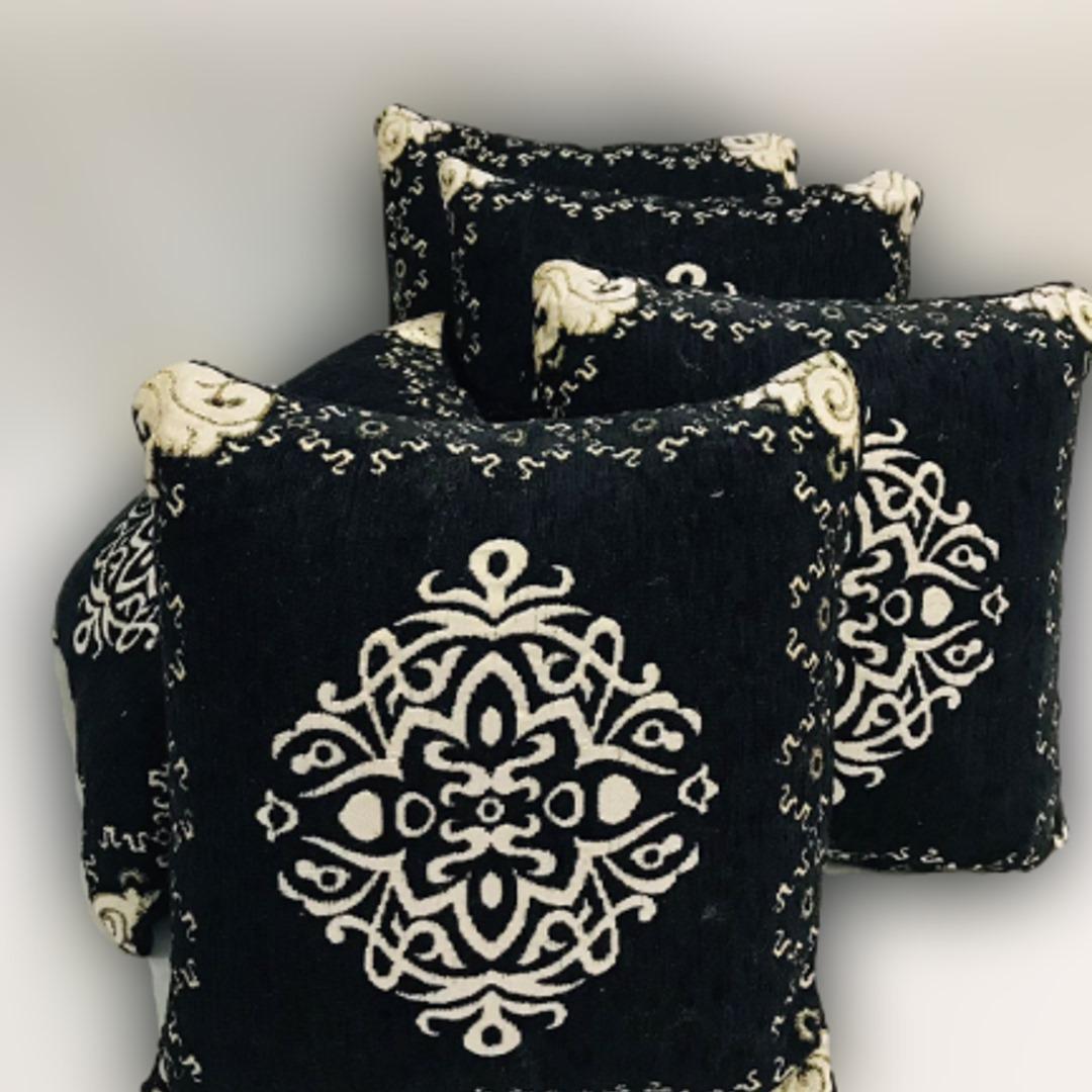 Luxury Velvet Jacquard Cushion Covers Pack of 5 AYCSH-00924