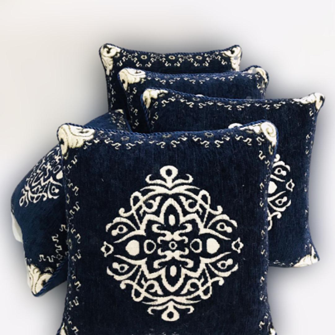 Luxury Velvet Jacquard Cushion Covers Pack of 5 AYCSH-00925