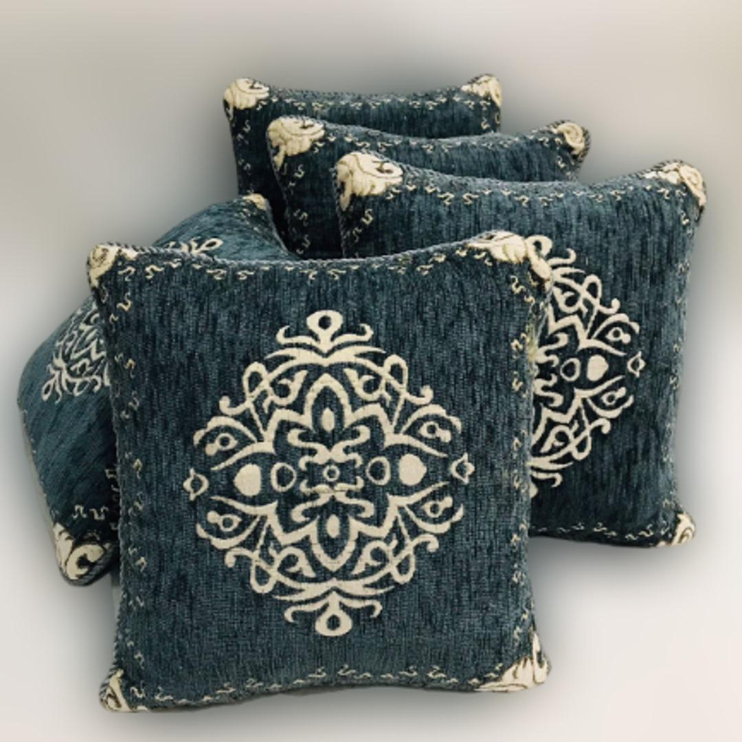 Luxury Velvet Jacquard Cushion Covers Pack of 5 AYCSH-00927