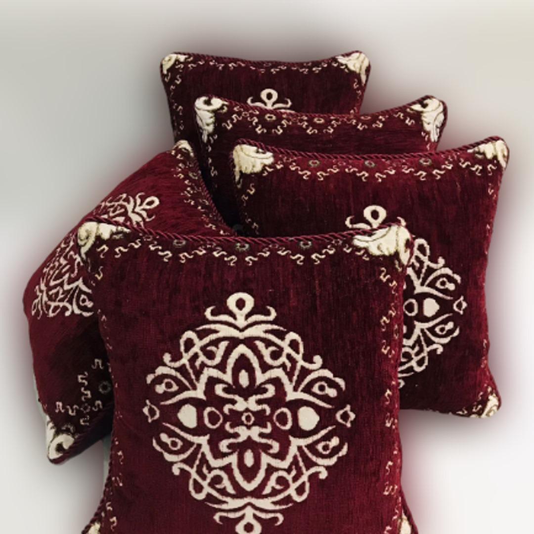 Luxury Velvet Jacquard Cushion Covers Pack of 5 AYCSH-00931