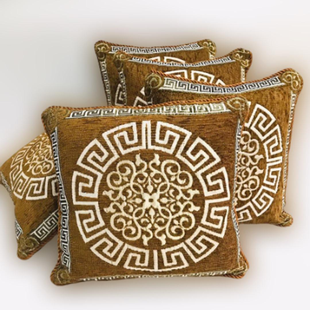 Luxury Velvet Jacquard Cushion Covers Pack of 5 AYCSH-00930