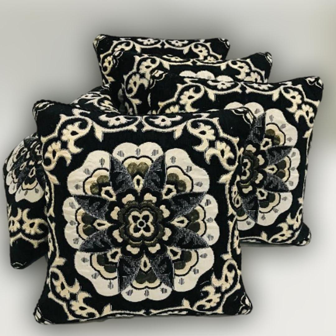 Luxury Velvet Jacquard Cushion Covers Pack of 5 AYCSH-00937