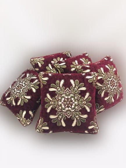 Luxury Velvet Jacquard Cushion Covers Pack of 5 AYCSH-00938