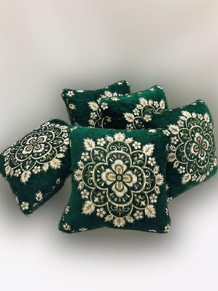 Luxury Velvet Jacquard Cushion Covers Pack of 5 AYCSH-00939