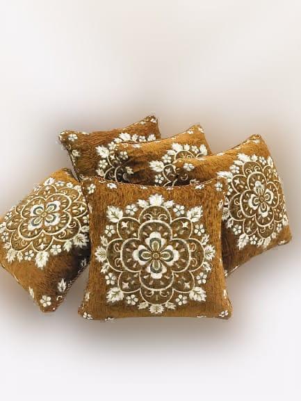 Luxury Velvet Jacquard Cushion Covers Pack of 5 AYCSH-00940