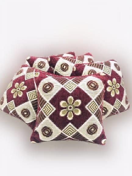 Luxury Velvet Jacquard Cushion Covers Pack of 5 AYCSH-00945