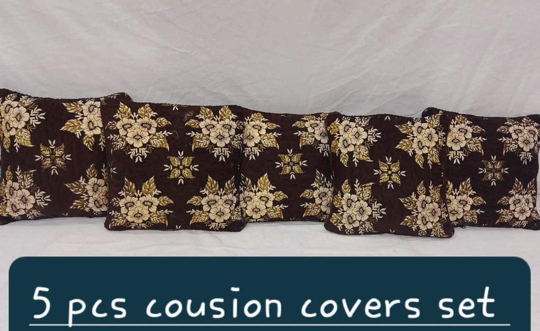 Luxury Velvet Jacquard Cushion Covers Pack of 5 AYCSH-00949