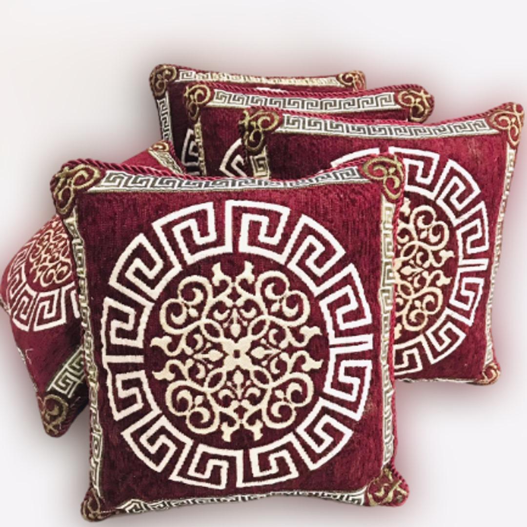 Luxury Velvet Jacquard Cushion Covers Pack of 5 AYCSH-00951
