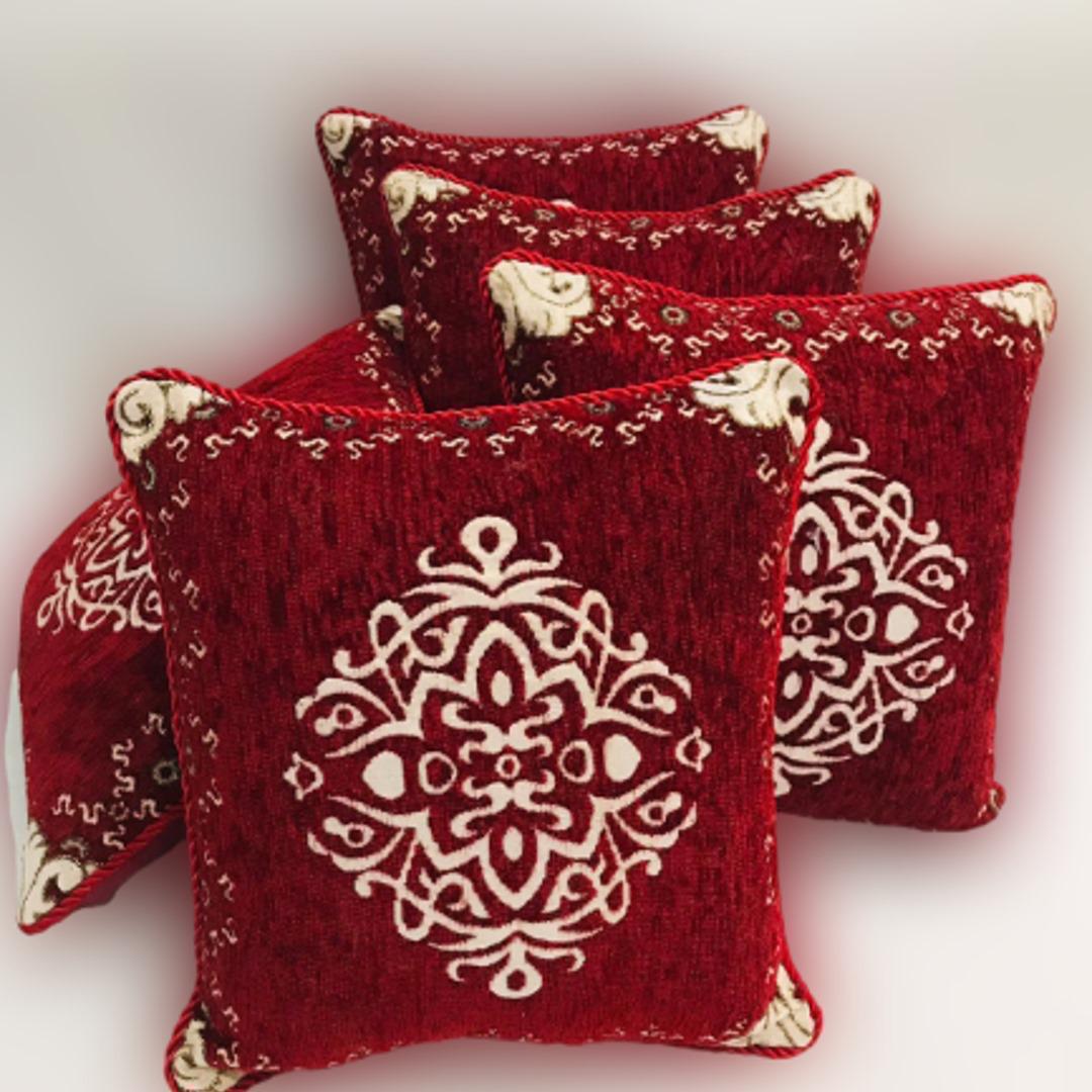 Luxury Velvet Jacquard Cushion Covers Pack of 5 AYCSH-00952
