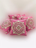 Luxury Velvet Jacquard Cushion Covers Pack of 5 AYCSH-00961