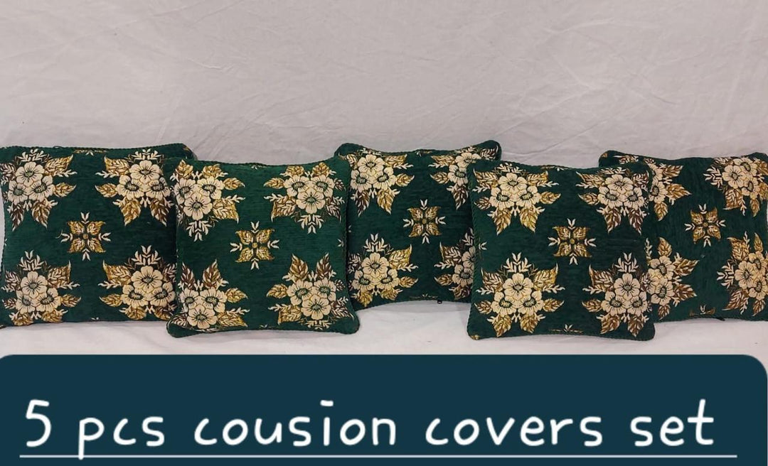 Luxury Velvet Jacquard Cushion Covers Pack of 5 AYCSH-00969
