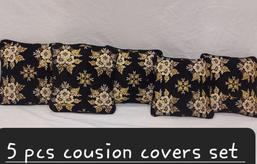 Luxury Velvet Jacquard Cushion Covers Pack of 5 AYCSH-00970