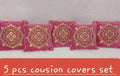 Luxury Velvet Jacquard Cushion Covers Pack of 5 AYCSH-00973