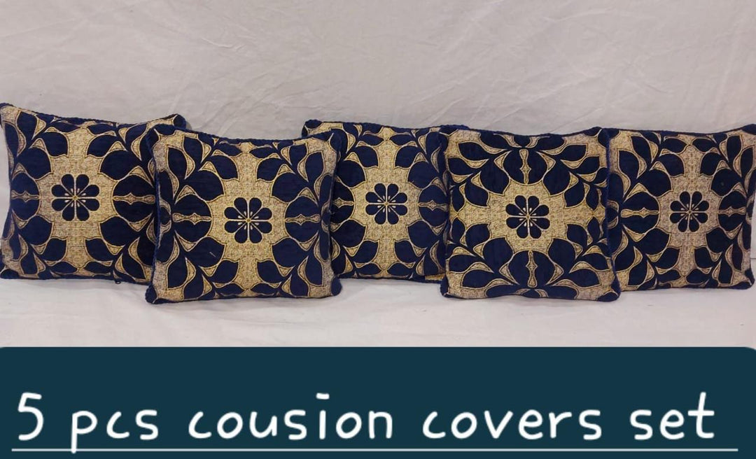 Luxury Velvet Jacquard Cushion Covers Pack of 5 AYCSH-00974