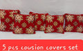 Luxury Velvet Jacquard Cushion Covers Pack of 5 AYCSH-00976