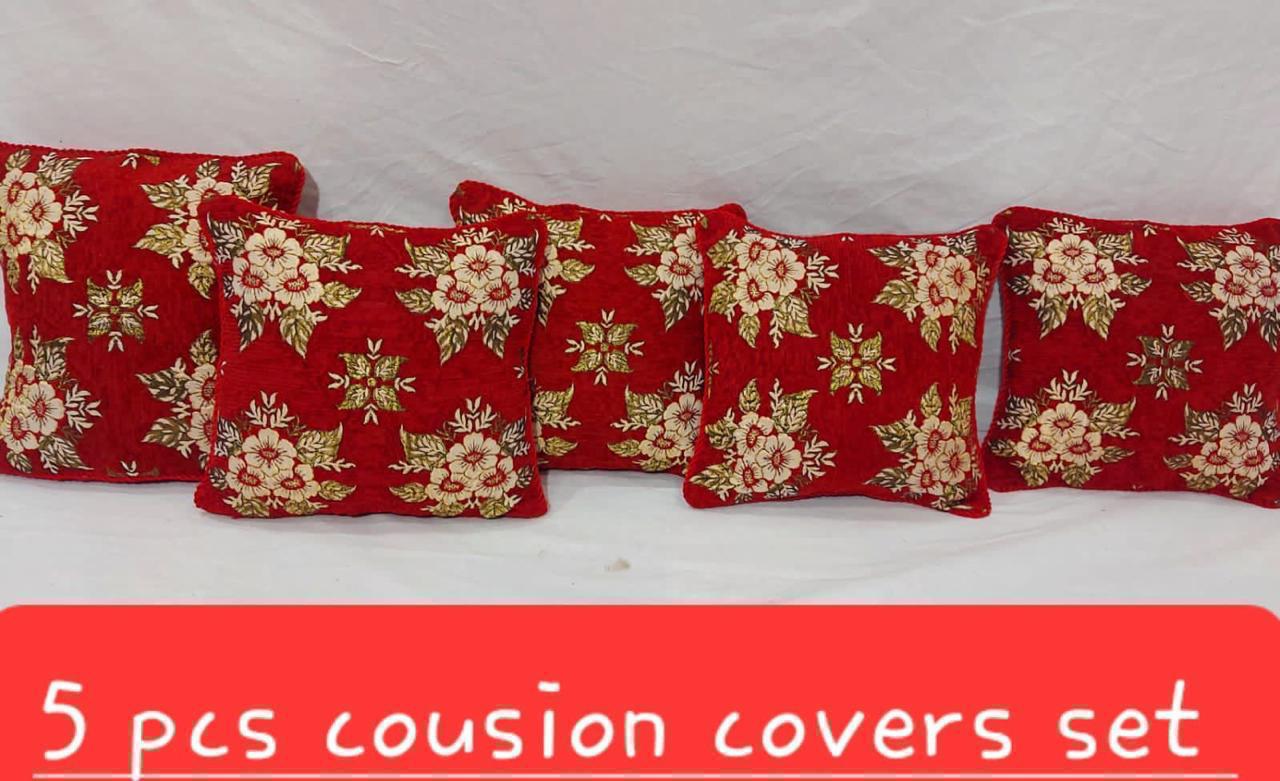 Luxury Velvet Jacquard Cushion Covers Pack of 5 AYCSH-00976