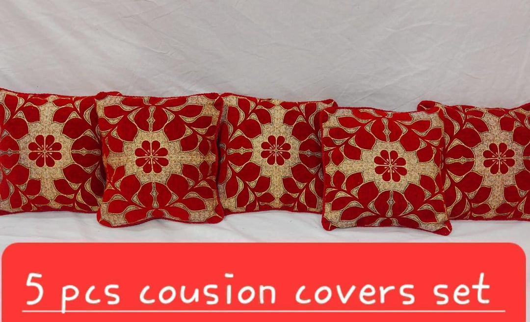 Luxury Velvet Jacquard Cushion Covers Pack of 5 AYCSH-00977