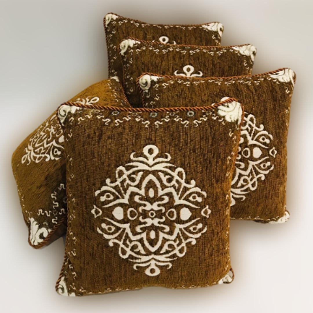 Luxury Velvet Jacquard Cushion Covers Pack of 5 AYCSH-00978