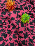 Summer Cotton All over 2pcs Premium Suit Crimson