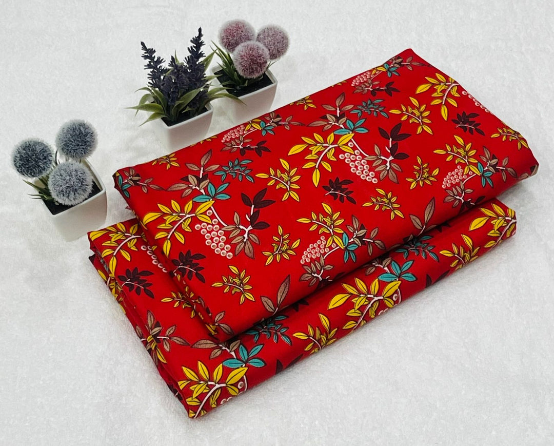 Micro Polo Cotton 2pcs Suit Saffron Berry