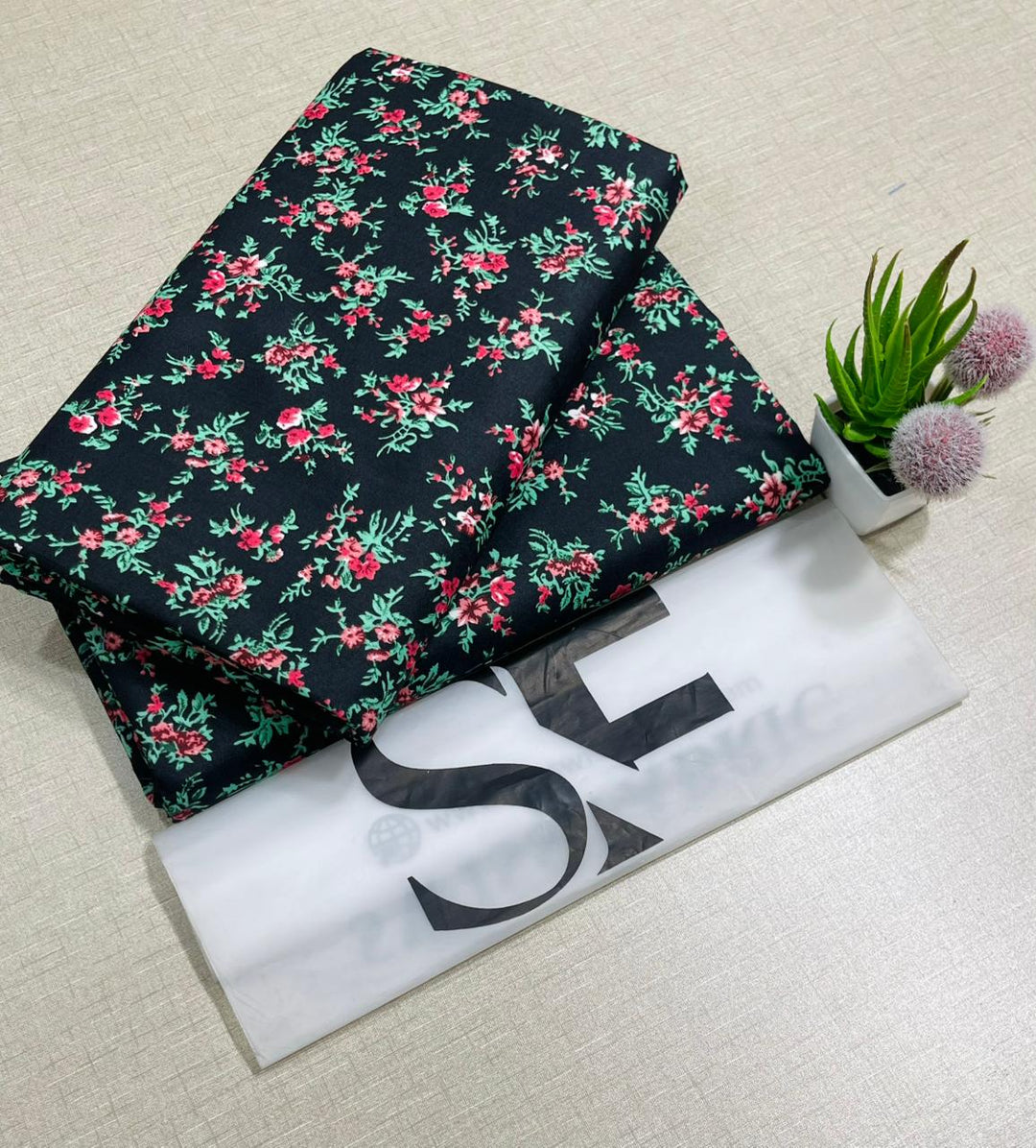 Summer Cotton All over 2pcs Premium Fuchsia Fizz