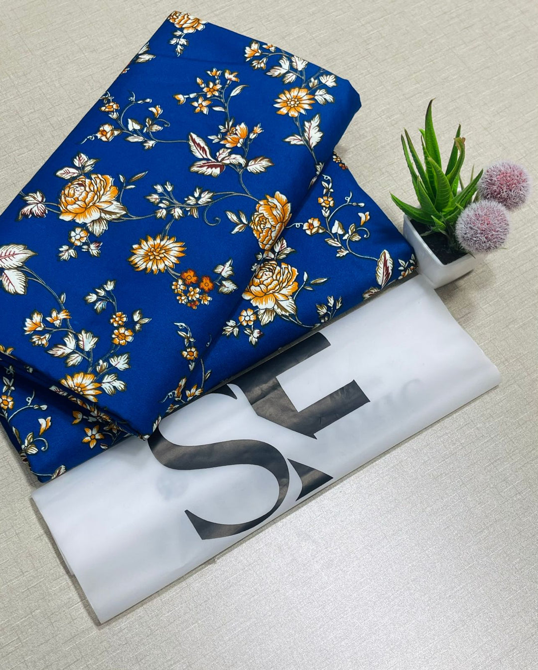 Summer Cotton All over 2pcs Premium Sapphire Breeze Royal Blue