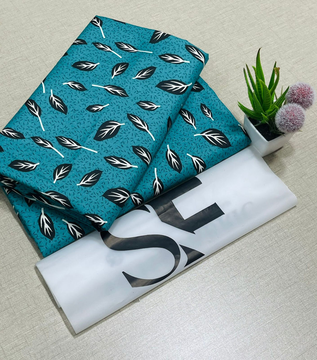 Summer Cotton All over 2pcs Premium Nordic Leaf