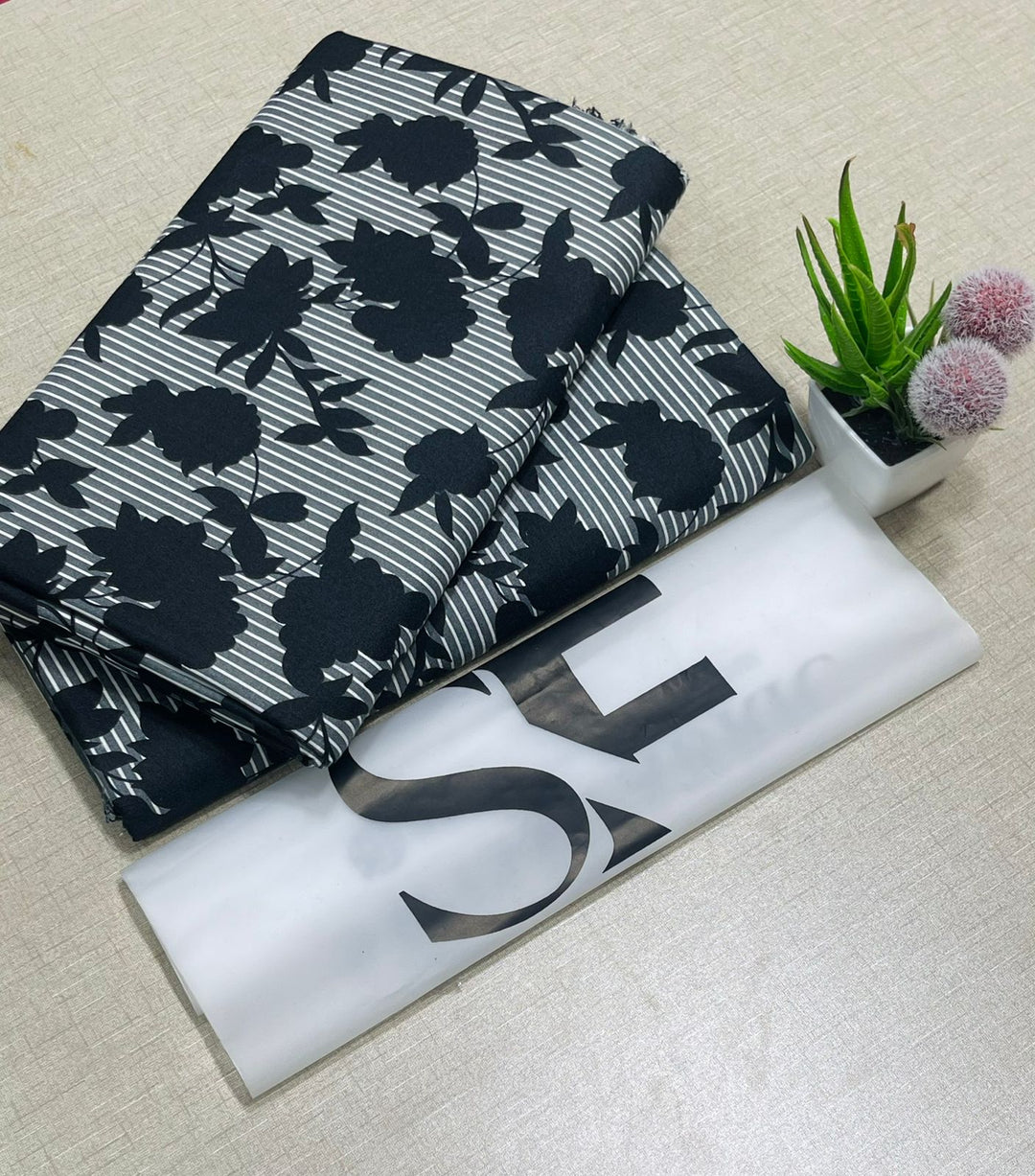 Summer Cotton All over 2pcs Premium Gilded Shadow gray