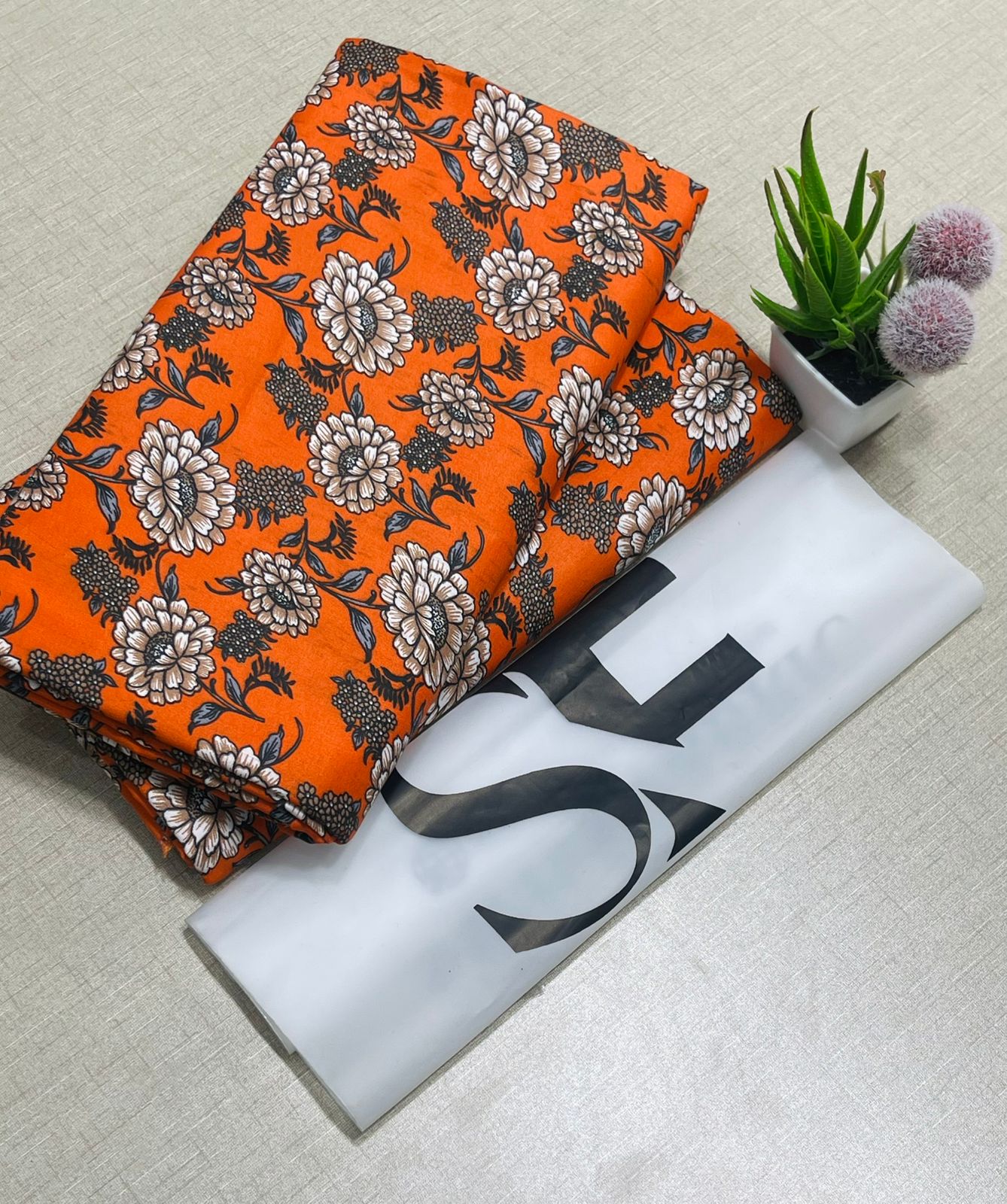 Summer Cotton All over 2pcs Premium Forest Whisper orange