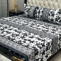 3D Leather Crystal Cotton Bedsheet AM3D-00422