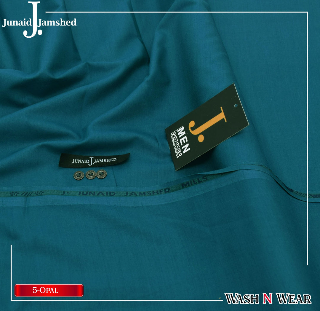 J. Junaid Jamshaid Online Premium Wash & Wear Suiting For Men Dark Opal