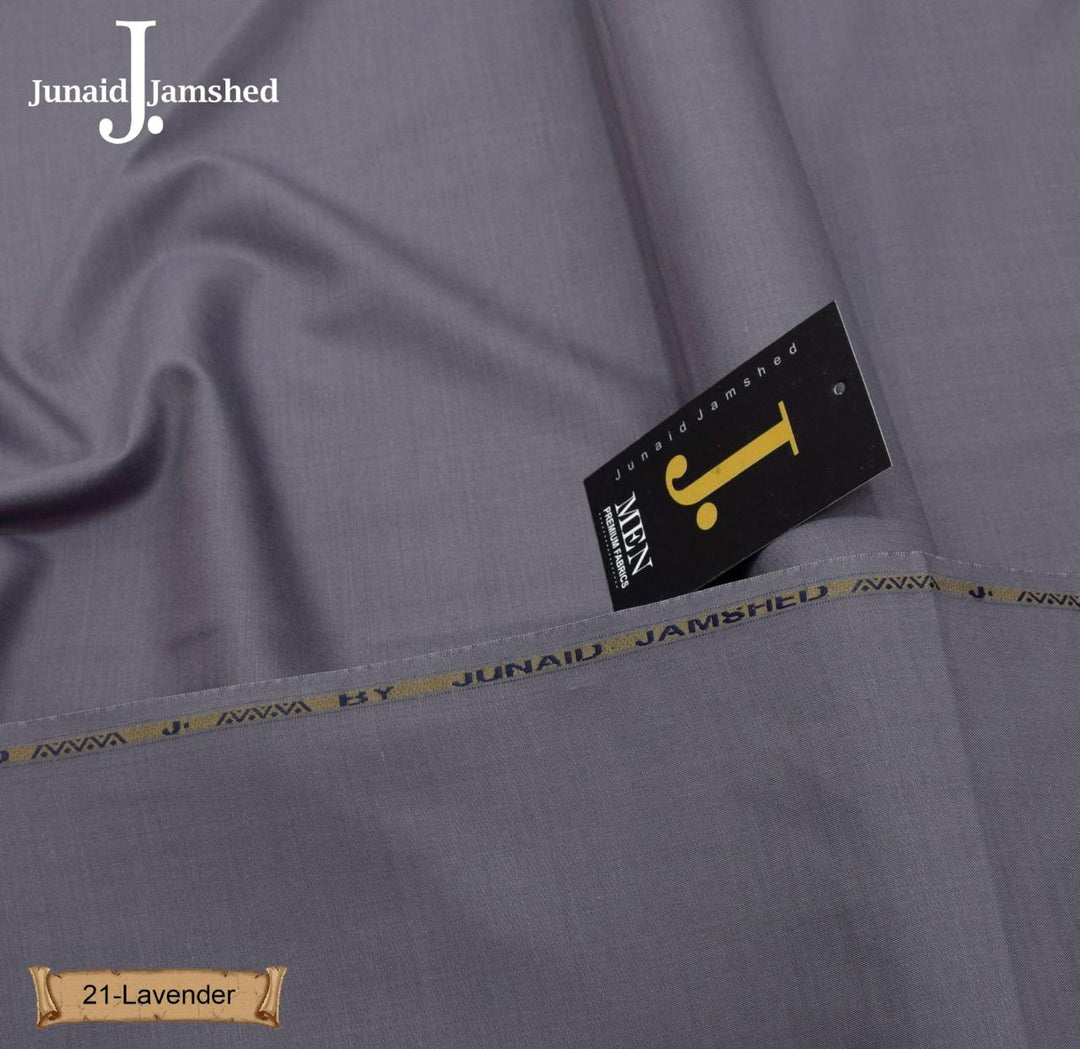 J. Junaid Jamshaid Online Premium Wash & Wear Suiting For Men Lavender