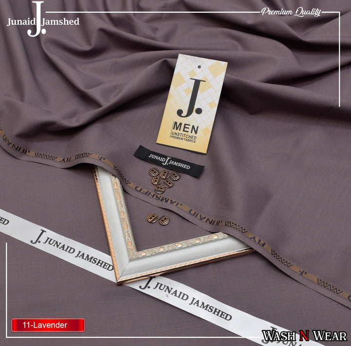 J. Junaid Jamshaid Online Premium Wash & Wear Suiting For Men Lavender