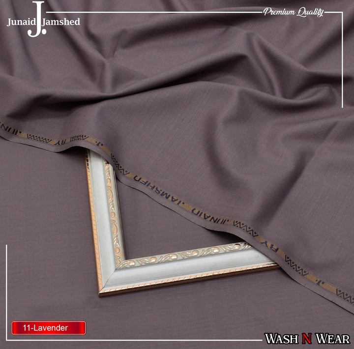 J. Junaid Jamshaid Online Premium Wash & Wear Suiting For Men Lavender