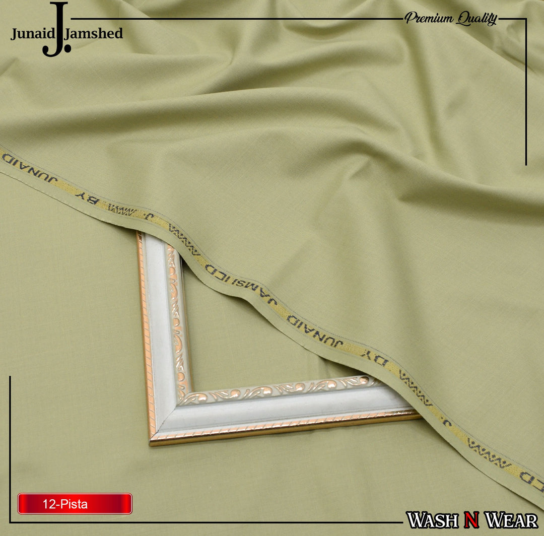 J. Junaid Jamshaid Online Premium Wash & Wear Suiting For Men Pista