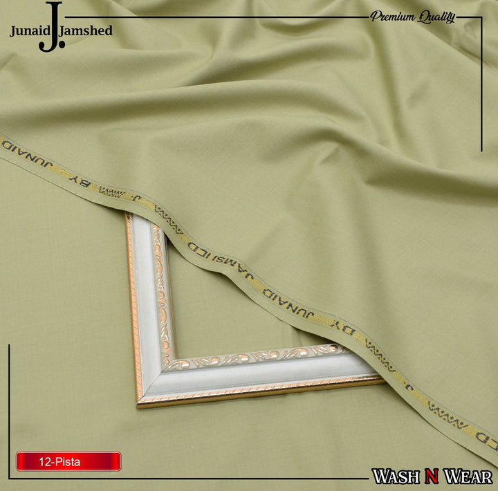 J. Junaid Jamshaid Online Premium Wash & Wear Suiting For Men Pista