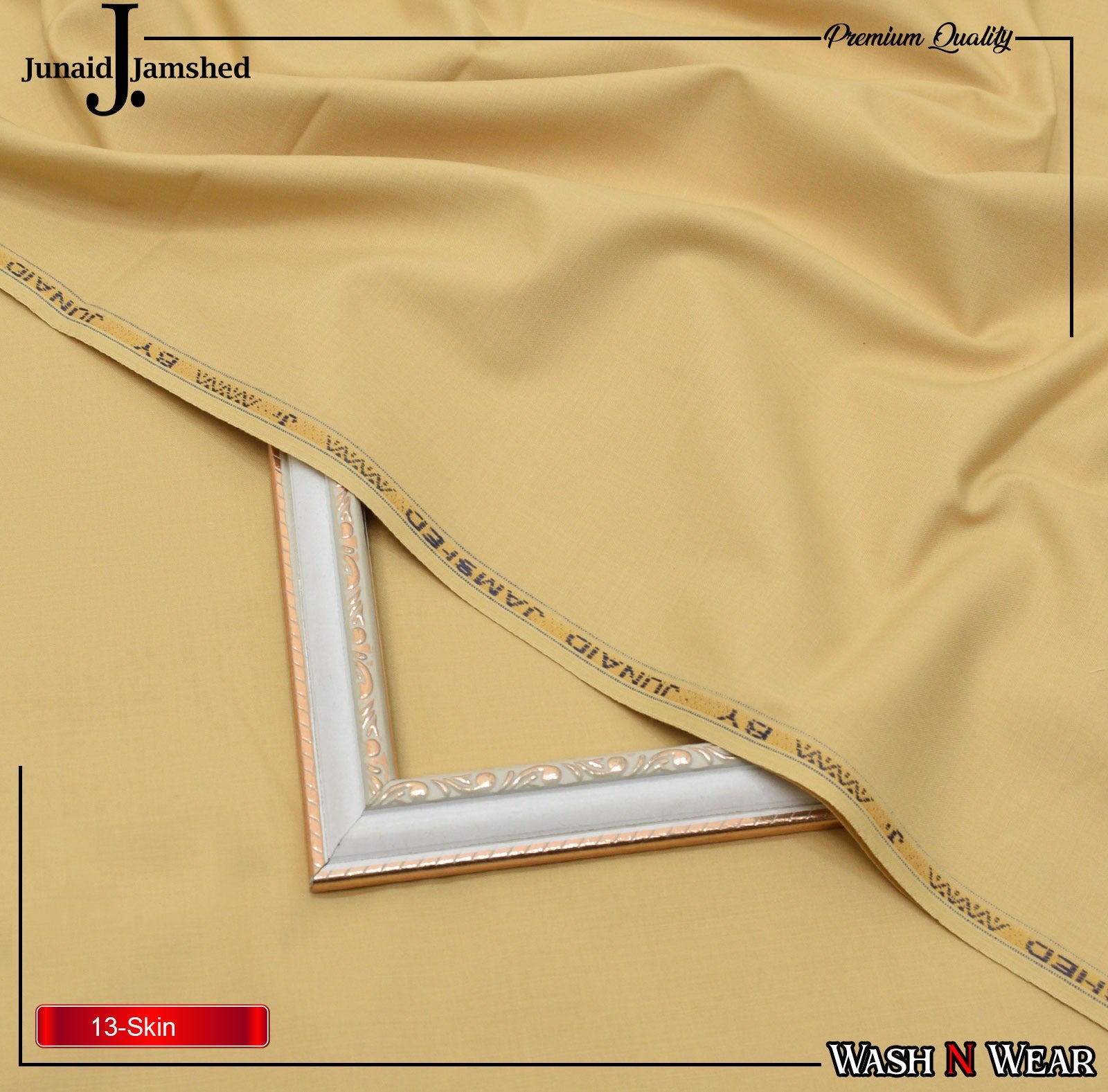 J. Junaid Jamshaid Online Premium Wash & Wear Suiting For Men Skin