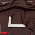J. Junaid Jamshaid Online Premium Wash & Wear Suiting For Men Coco Brown