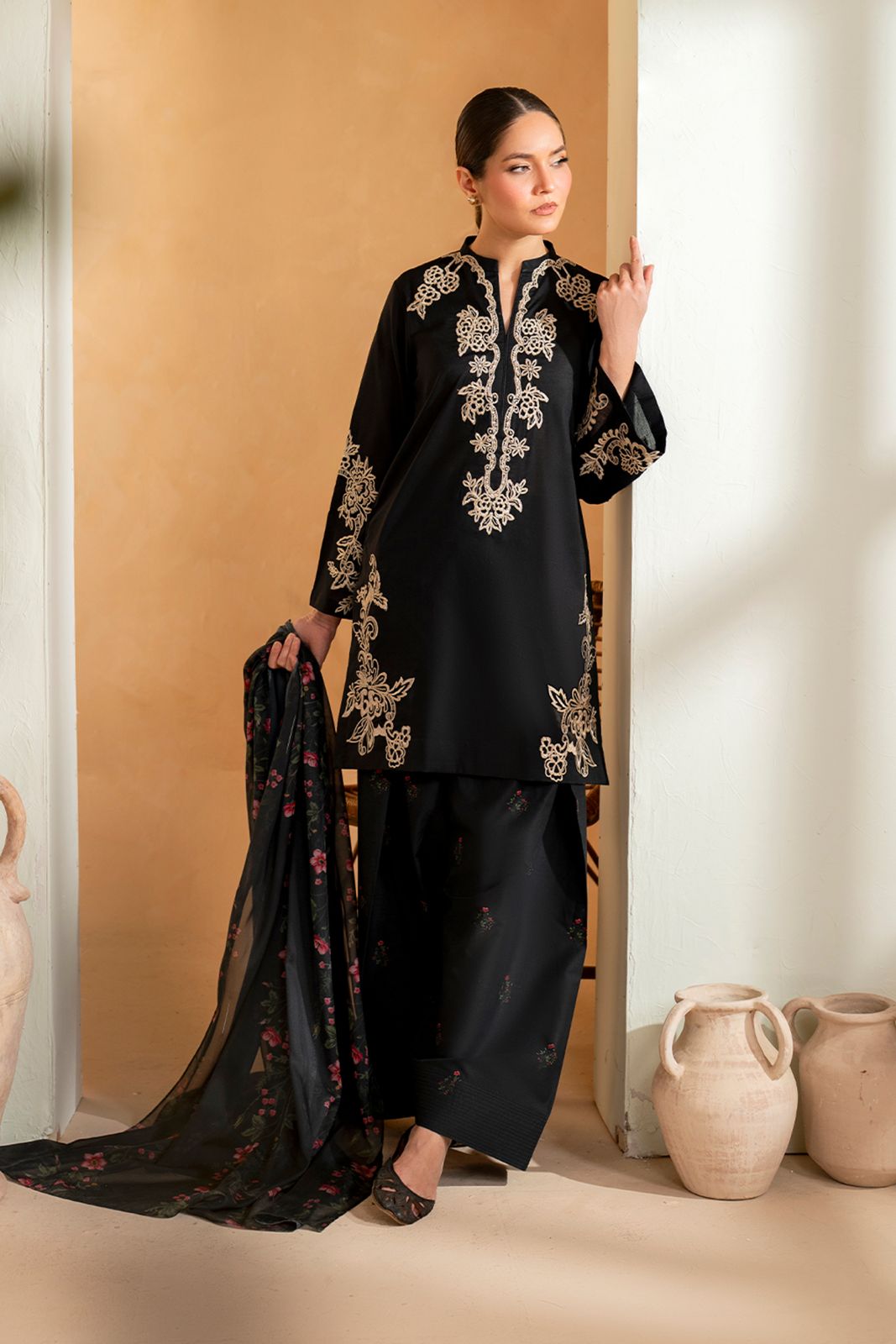 Summer Lawn Embroidery 3pcs Collection AYL3-10737