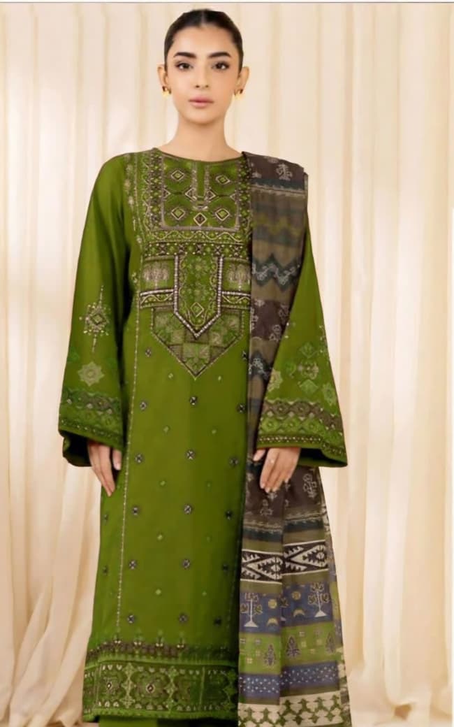 Summer Lawn Embroidery 3pcs Collection AYL3-10745