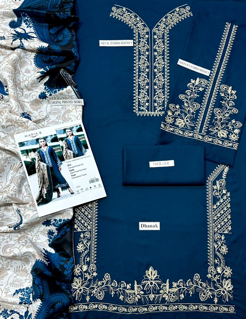 Summer Lawn Embroidery 3pcs Collection AYL3-10741